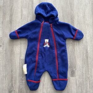 Vintage 90s Playskool One Piece Romper Body Suit Size 0/6 Months Baby Toddler